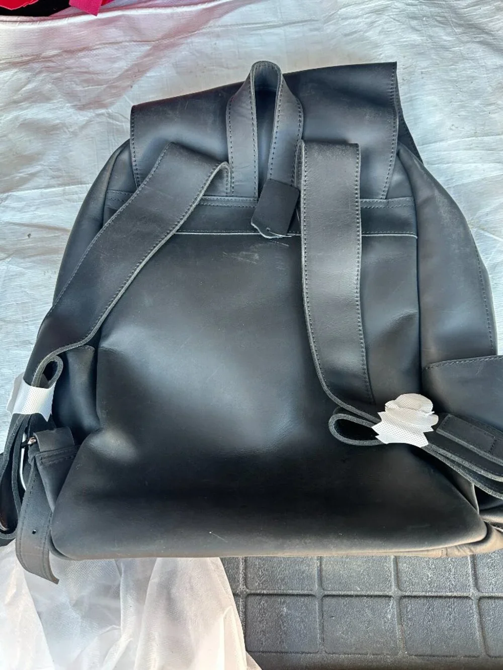 BULL STRAP LEATHER BACK PACK